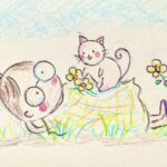 安心して力を抜く心のイメージ イラスト