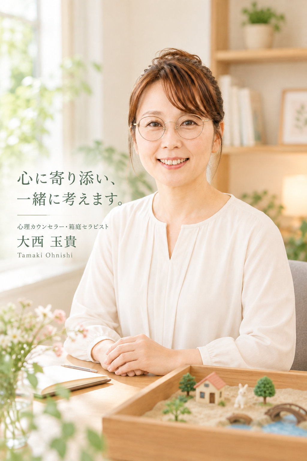 心理カウンセラー・箱庭セラピスト 大西玉貴